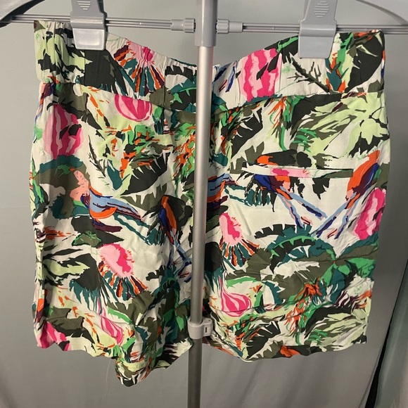 Paris Atelier & Other Stories Green and Orange Shorts size 6 - Picture 6 of 8